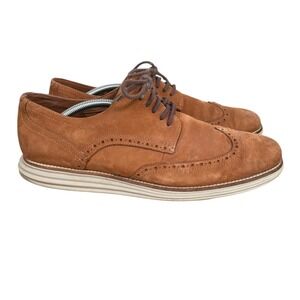 Cole‎ Haan Original Grand Wingtip Oxford Shoes Mens 11.5M Suede Leather C30345